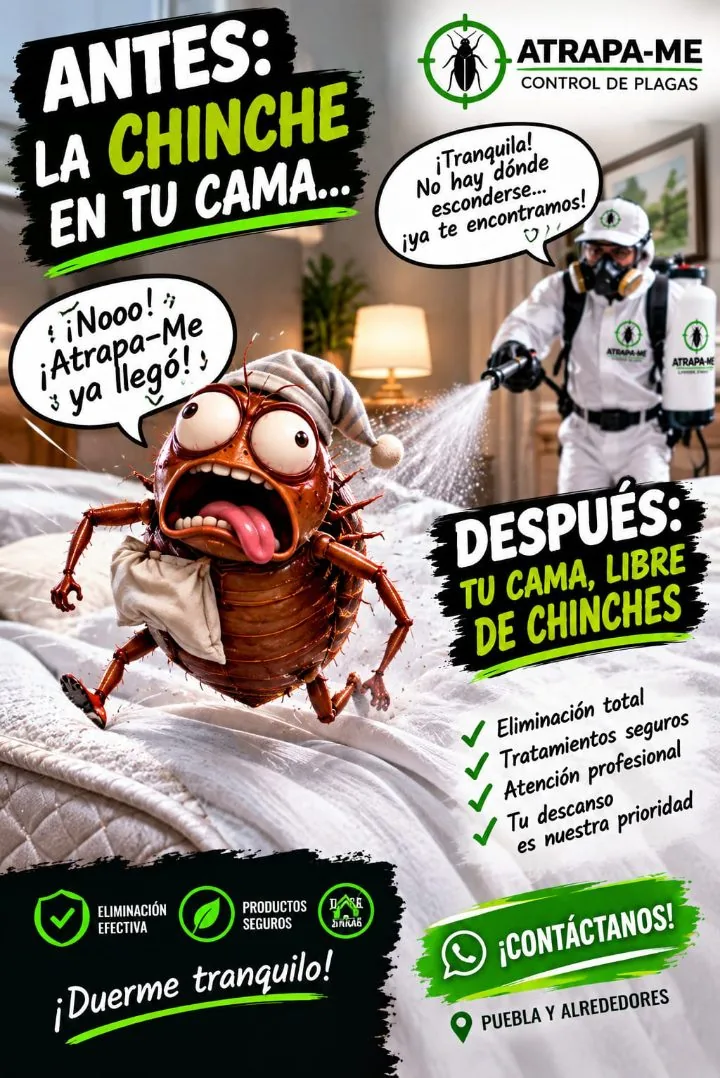 Chinches: Control de chinches en casa o negocio